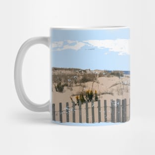 Lispe Beach Dune with Fence Mug